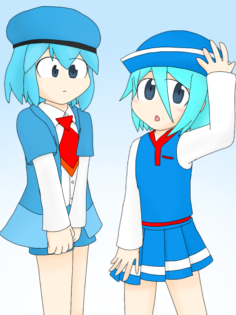 【オリキャラ】衣装交換【女装】