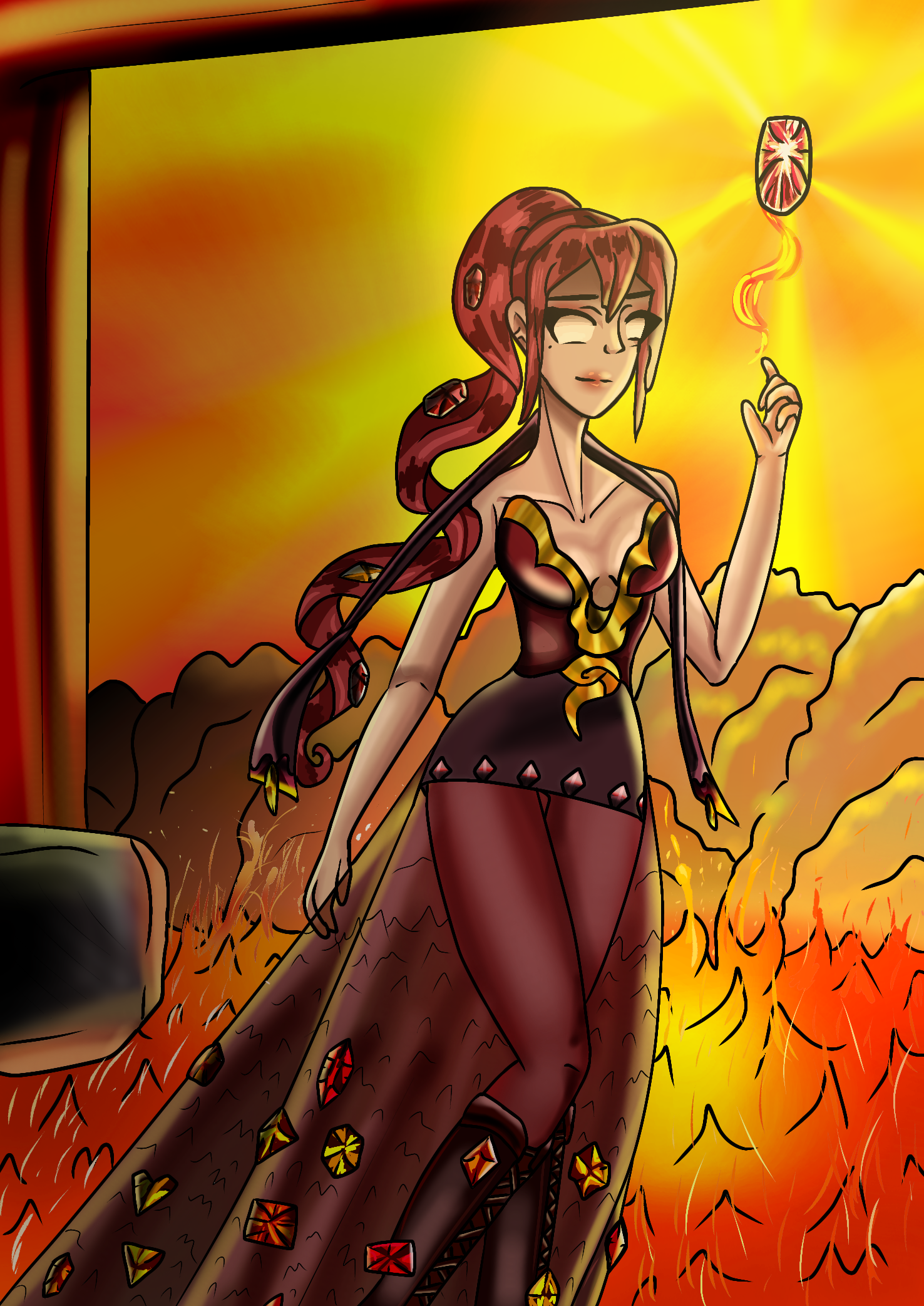 Burning Ruby - ibisPaint