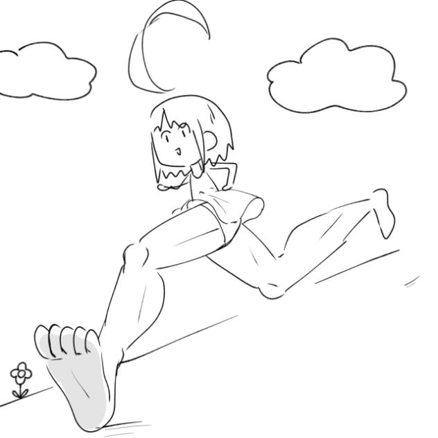 とっとこ走るよ