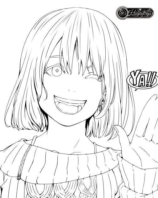 ☆YA‼︎☆(線画)