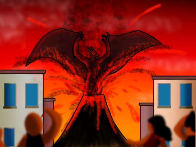 Rodan the fire demon