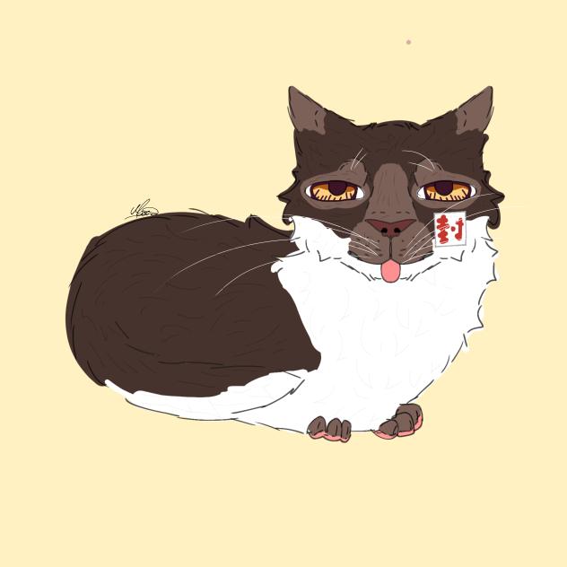 cat hanako (redraw)