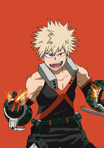Katsuki Bakugou.