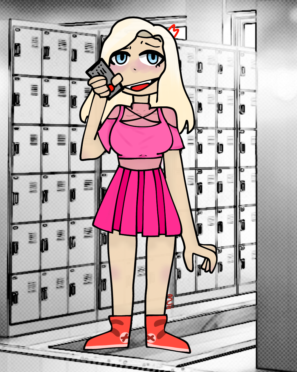 Bubble gum blonde - ibisPaint
