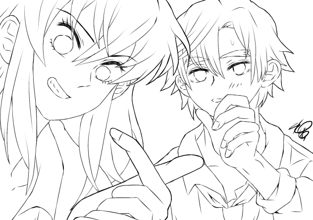 意味分かってんの❓線画