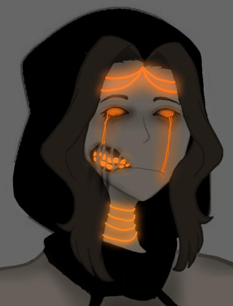 ur sign to draw spooky ver of ur oc