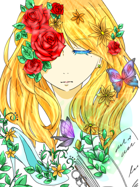 線画塗らせて頂きました