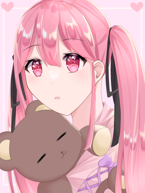 ぬいぐるみとツインテちゃん