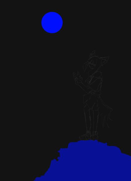 描きかけ(ファンアート)