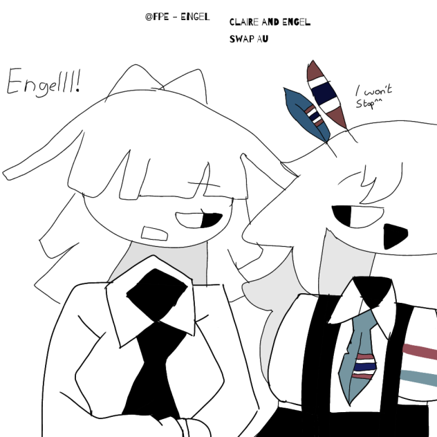 Claire and Engel Swap AU