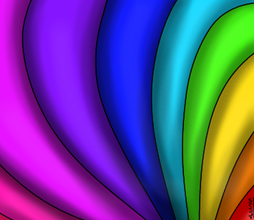 The rotation of the rainbow