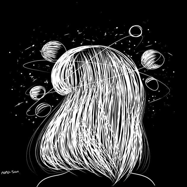 Quick drawing🖤🤍