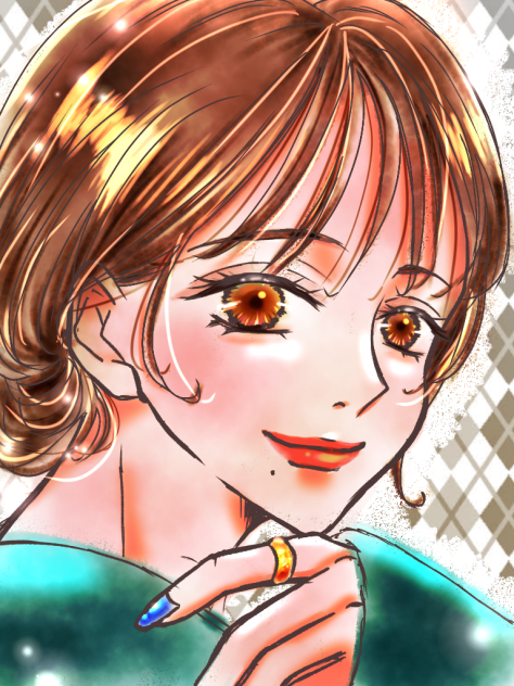 モデルさん模写①