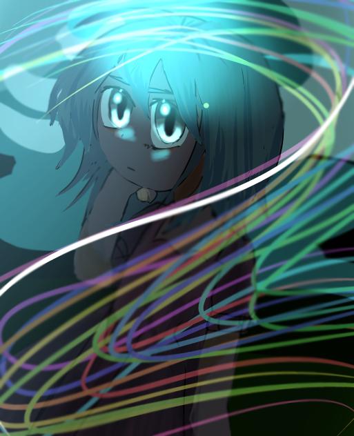 The white thread.