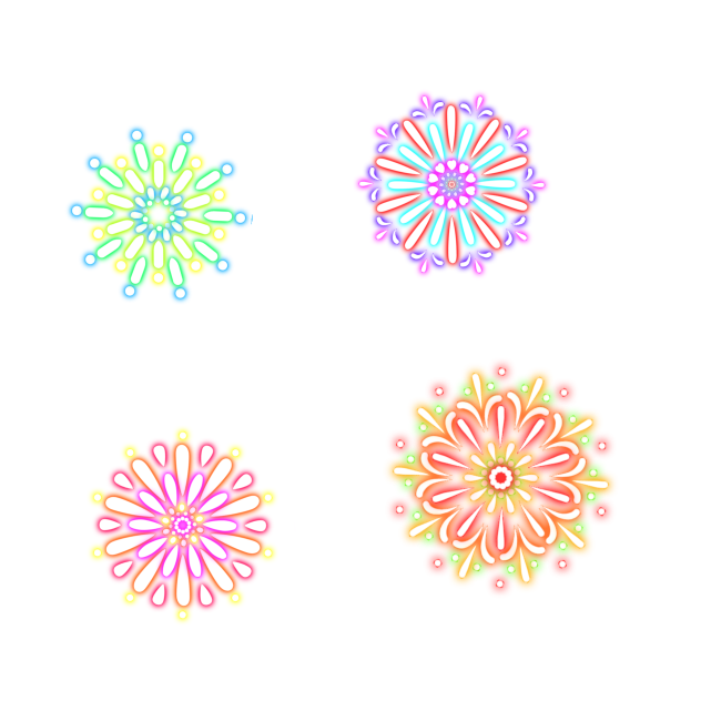 firework neon