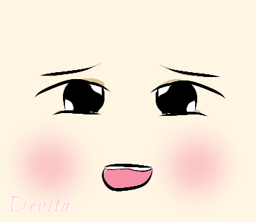 Cara menggambar wajah anime