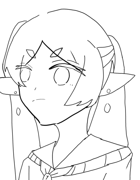 【学生服】フリーレン☆塗り絵版