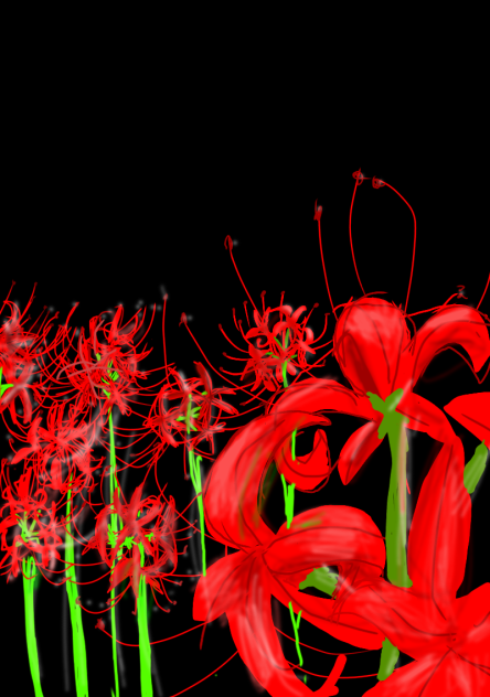 曼珠沙華の宵闇