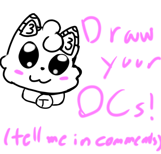 Drawing Your OCs!!!(read desc)
