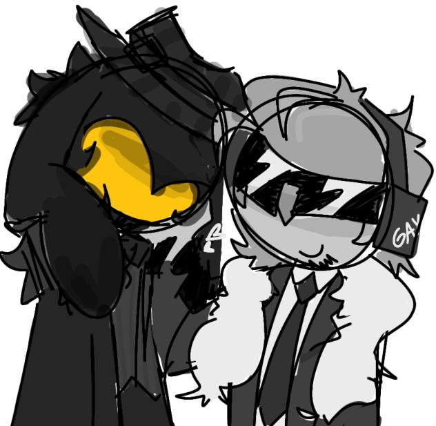 VERY lazy doublefedora doodle