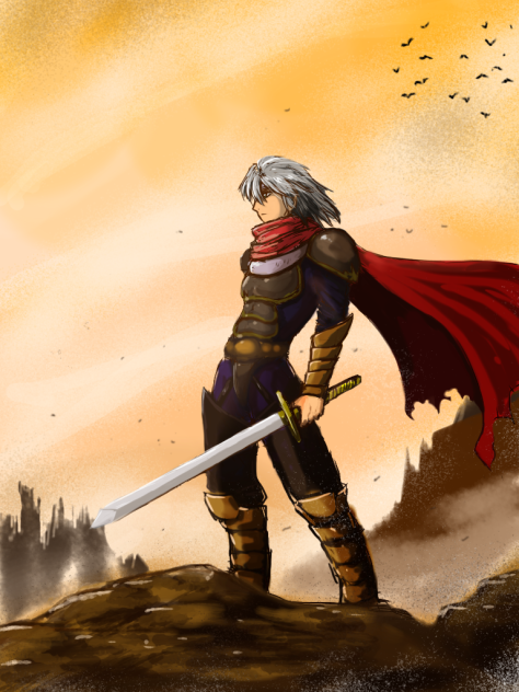 落書き。砂塵の国の戦士