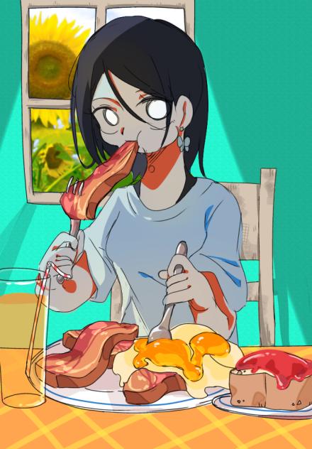 朝食