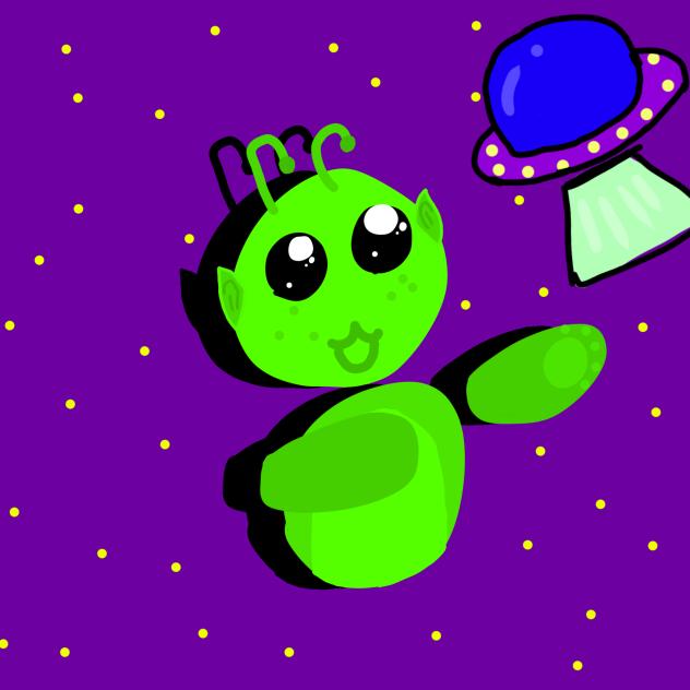 lil alien guy - ibisPaint