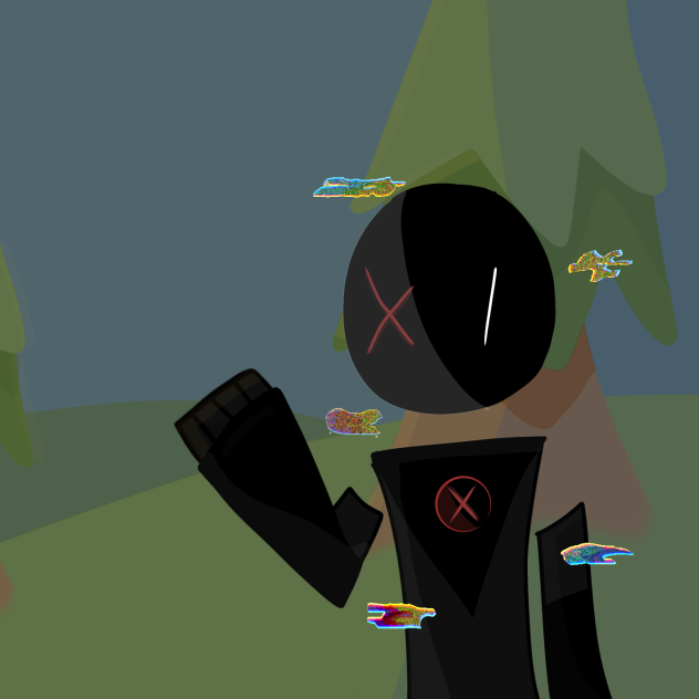 glitch waving