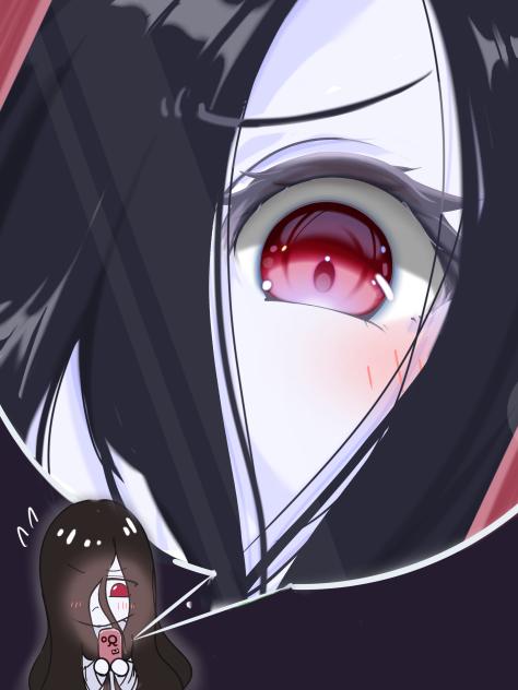 アレを練習する貞子さん
