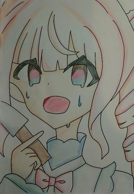 らふるまの塗り絵コンテスト参加！！　加工なしバージョン