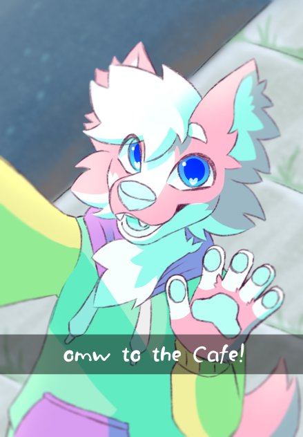 omw to the Cafe!