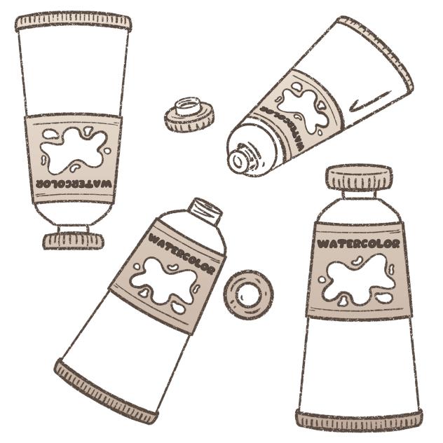 Art Tools - Watercolor Outline