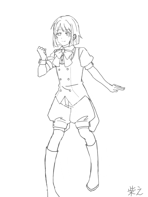 あんさんぶるスターズ【柴之 創】線画