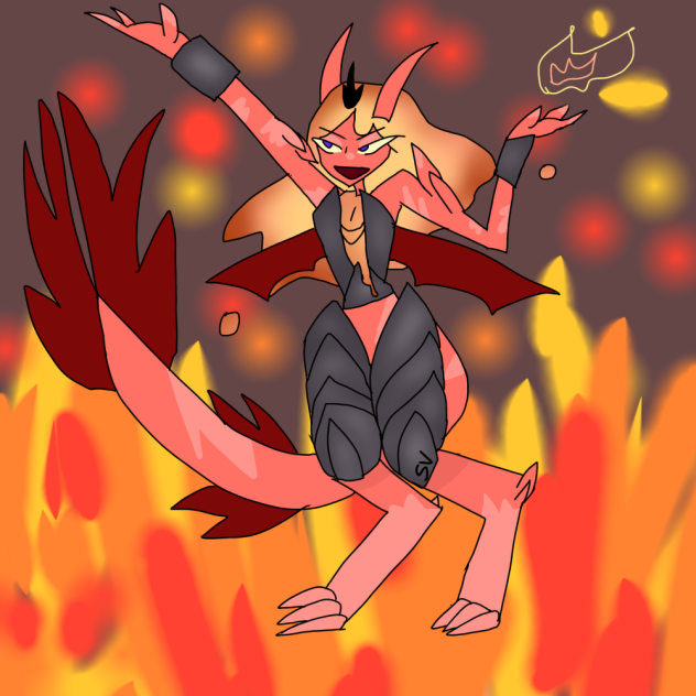 Fire dragon flare