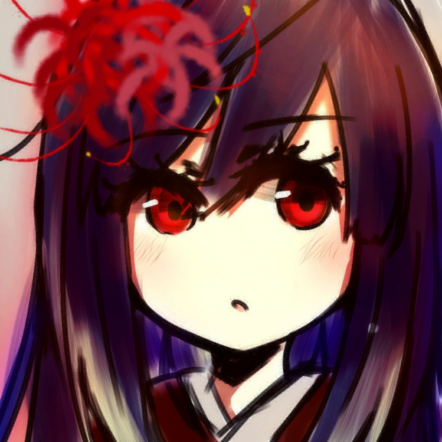 曼珠沙華ちゃん紅、落書き