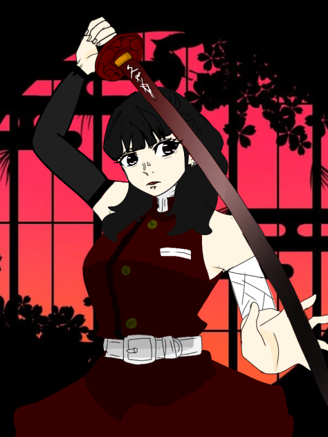 Minha oc de demon slayer