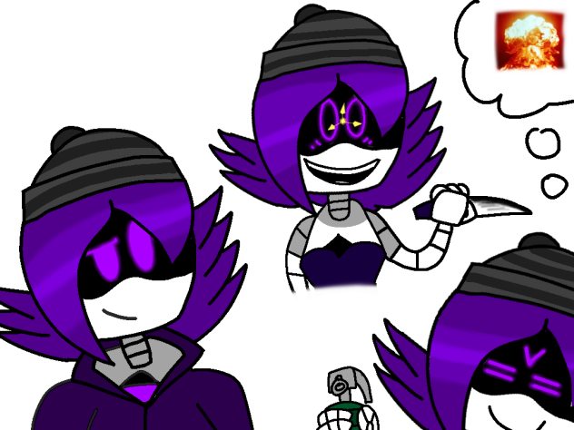 Uzi fan art (Murder drones)