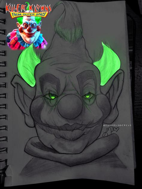 Jumbo Killer Klown Glow Art
