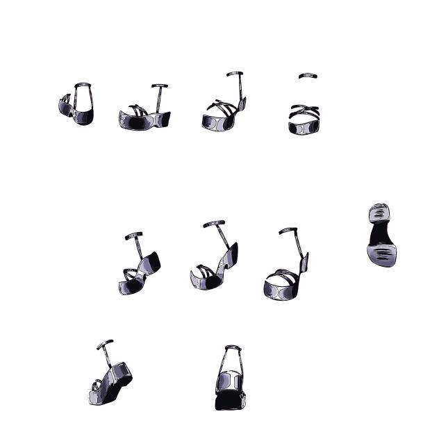 Black Y2K Platform sandals