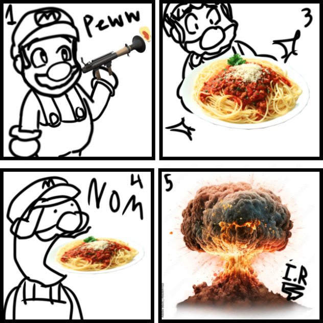 Mario dying real for SMG4