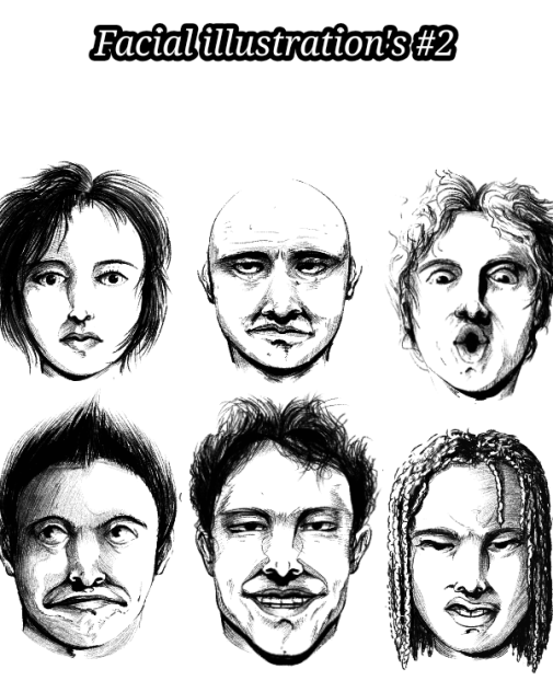 Facial illustration's #2