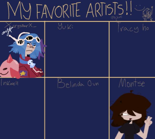 fav artist of bruh