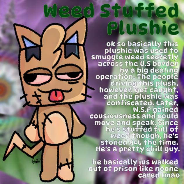 Weed Filled Plushie