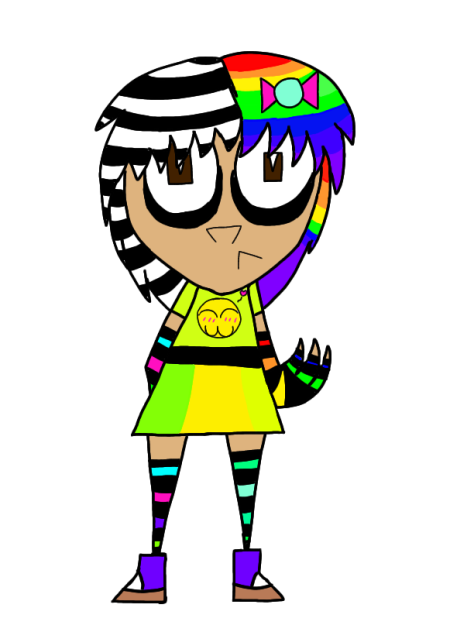 Scenesona Sade in Invader Zim style