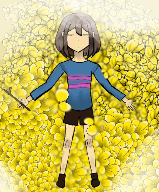 Drawing Frisk from Undertale! [Day 21]