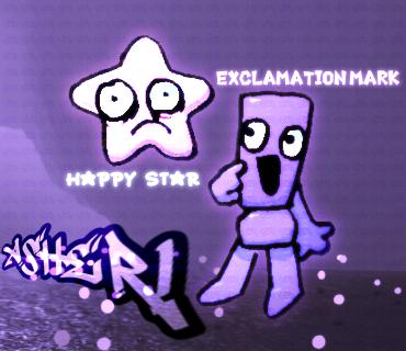 Happy star and Exclamation mark☆!