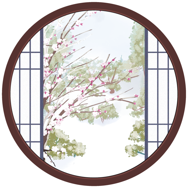 IBM1928 plum blossom window a