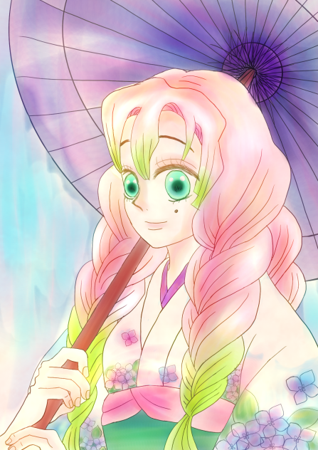 梅雨の恋柱