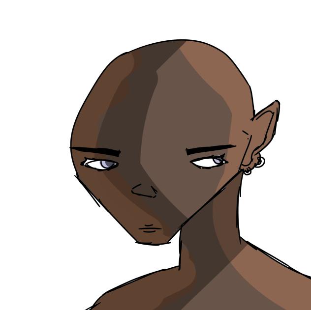 bald black man - ibisPaint