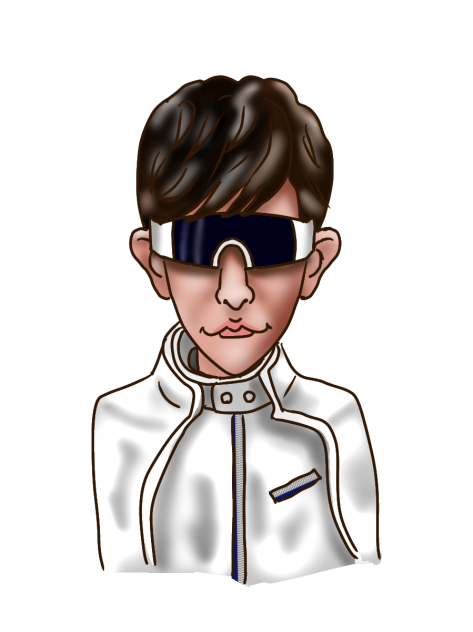 似顔絵　m-flo　☆Taku Takahashi